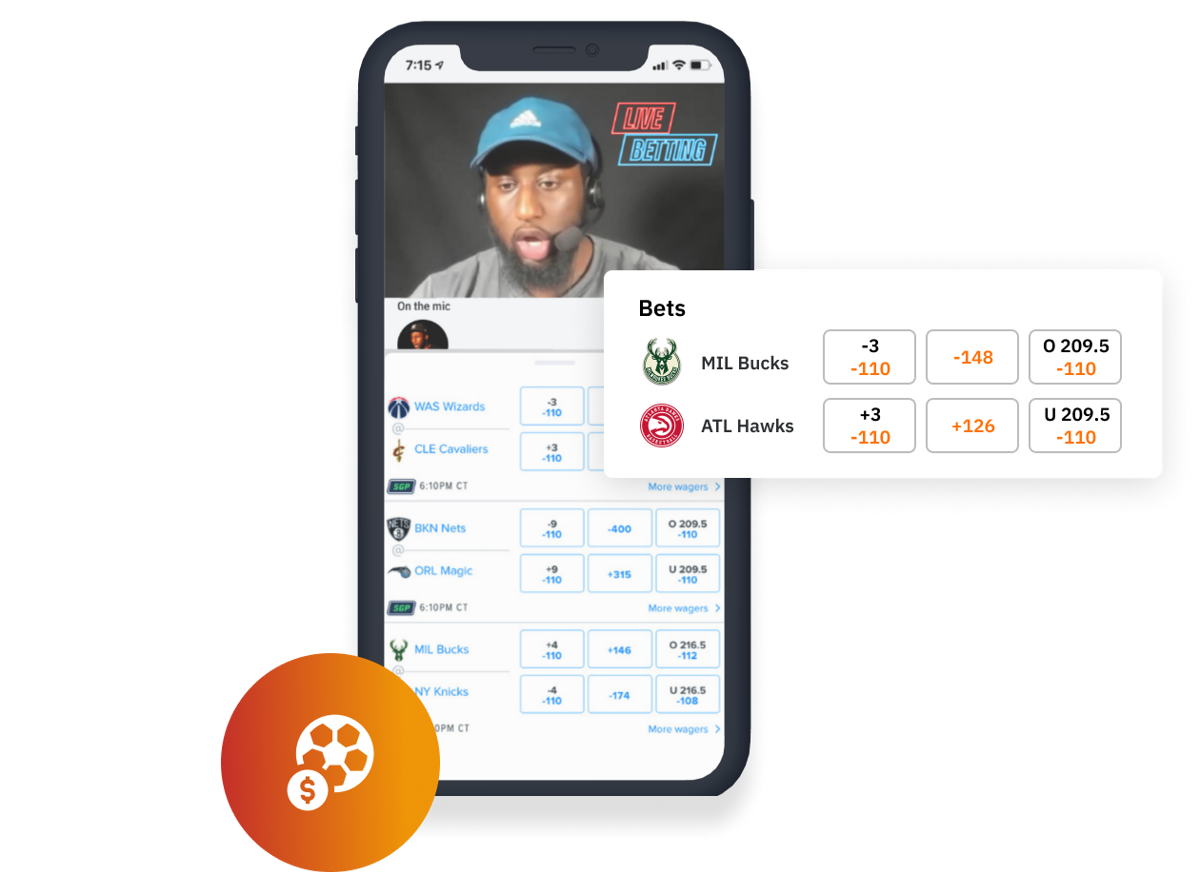 Live betting feature